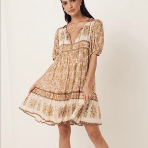 Spell Juniper Boho Mini Dress - Cream